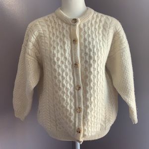 100% wool made in Scotland cardigan